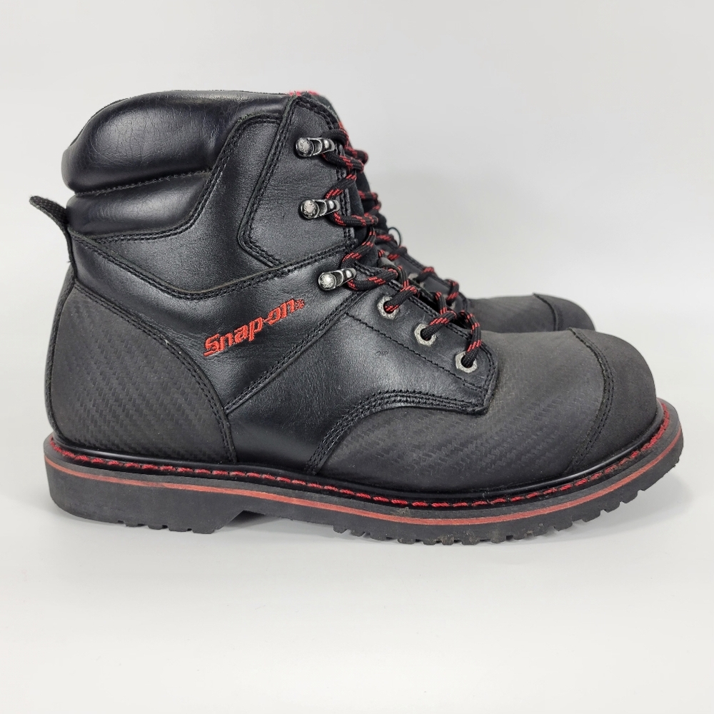 Snap-On F1 Steel Toe Ankle Industrial Work Boots Mens 11 Goodyear Oil Resistant